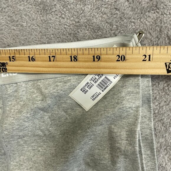 NEW Lands' End Men's XXL 3-Pack Boxer Briefs Gray Heather Cotton - Picture 2 of 7